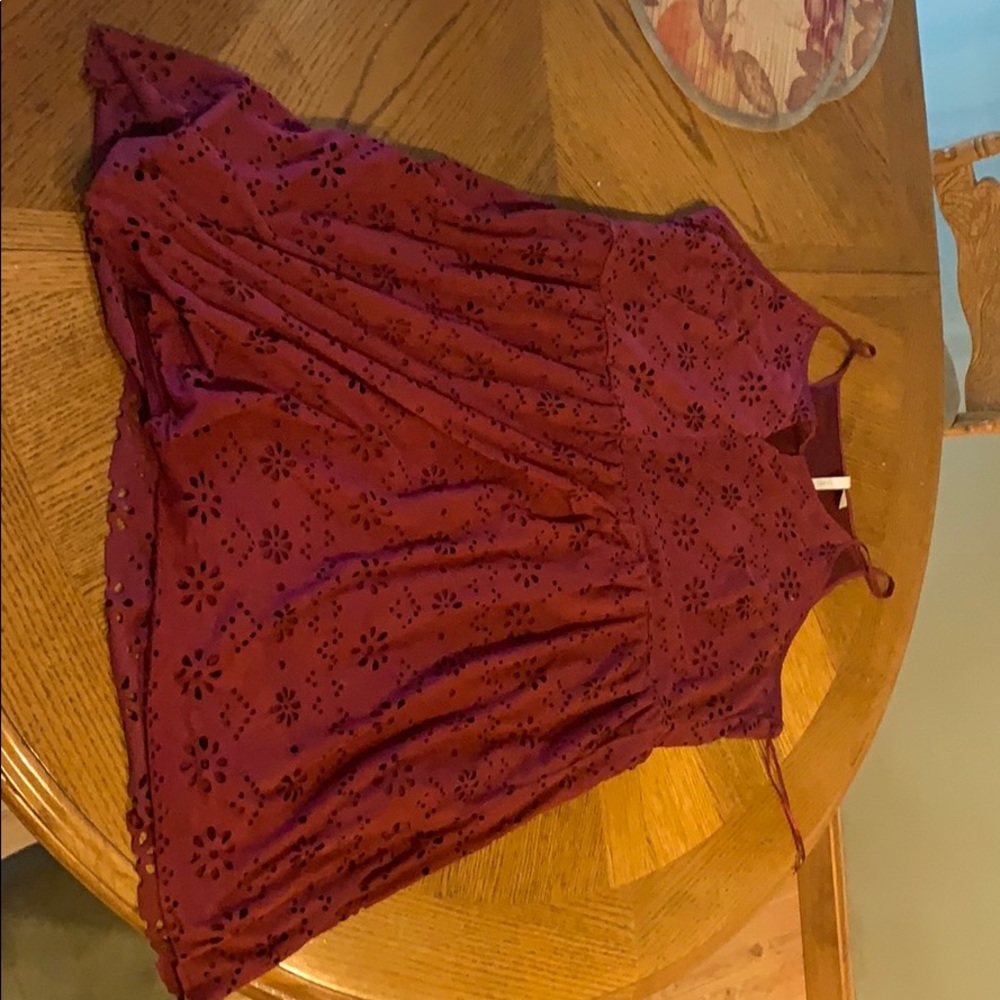 Maroon dress